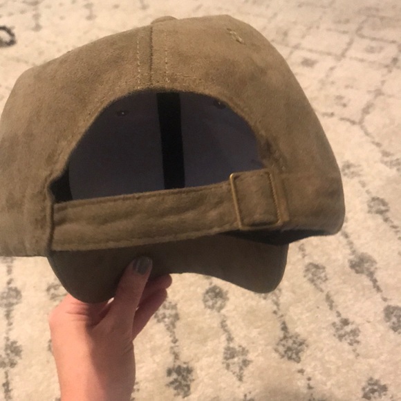 Altar’d State forest green suede baseball hat - Picture 2 of 3